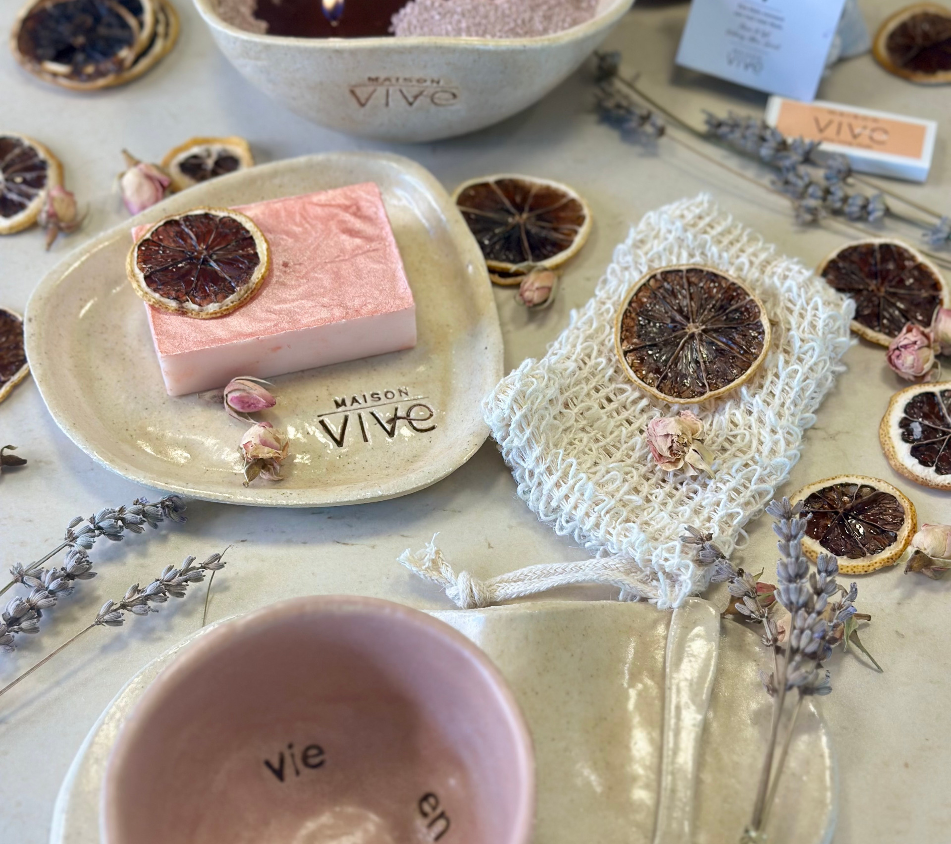 La Vie en Rose Gift Set van Maison Vive