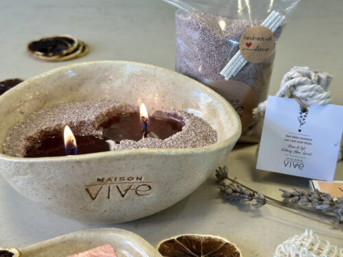Cocoon Candle kaarsenzand van Maison Vive